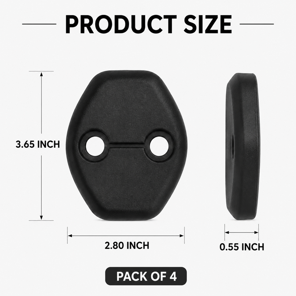 Car Door Noise Reducer Buffer Pads (Pack Of 4)
