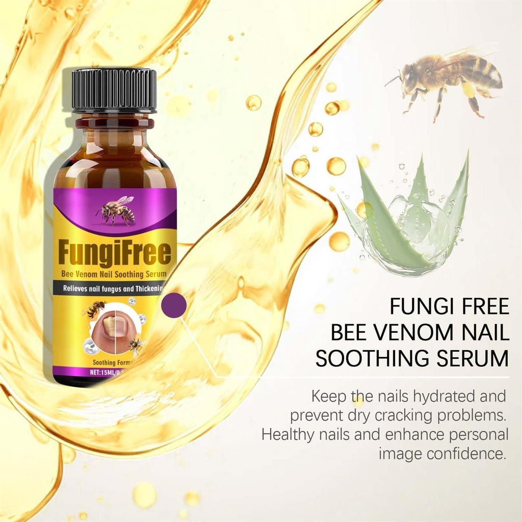 (BUY 1 GET 1 FREE) FungiFree® Bee Venom Nail Treatment Solution Serum