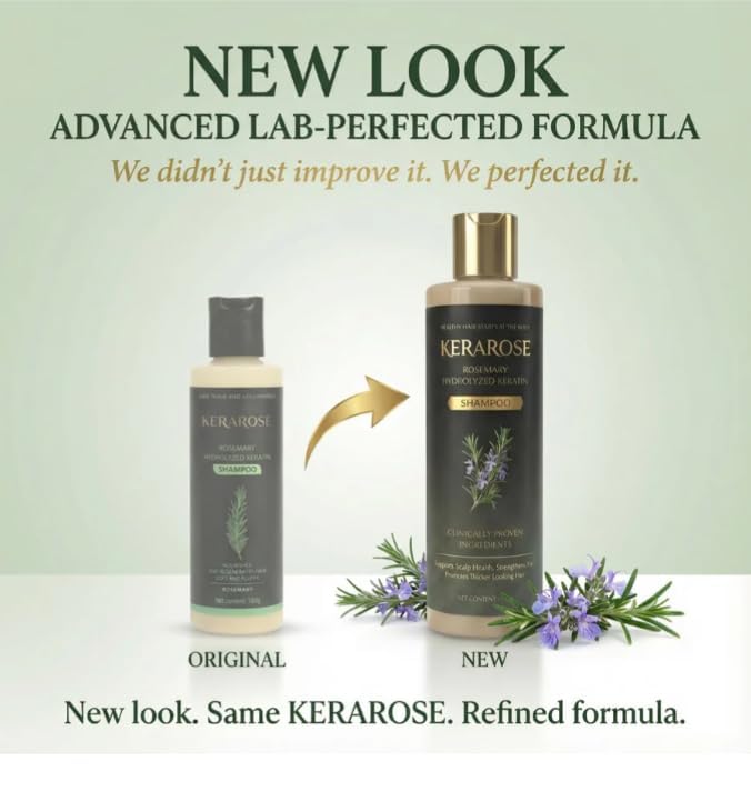 Kerarose Rosemary Shampoo For Hair Growth (Buy 1 Get 1 Free)
