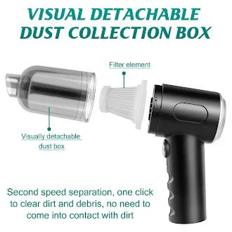 3-in-1 Air Duster & Vacuum Cleaner – Wireless & Powerful