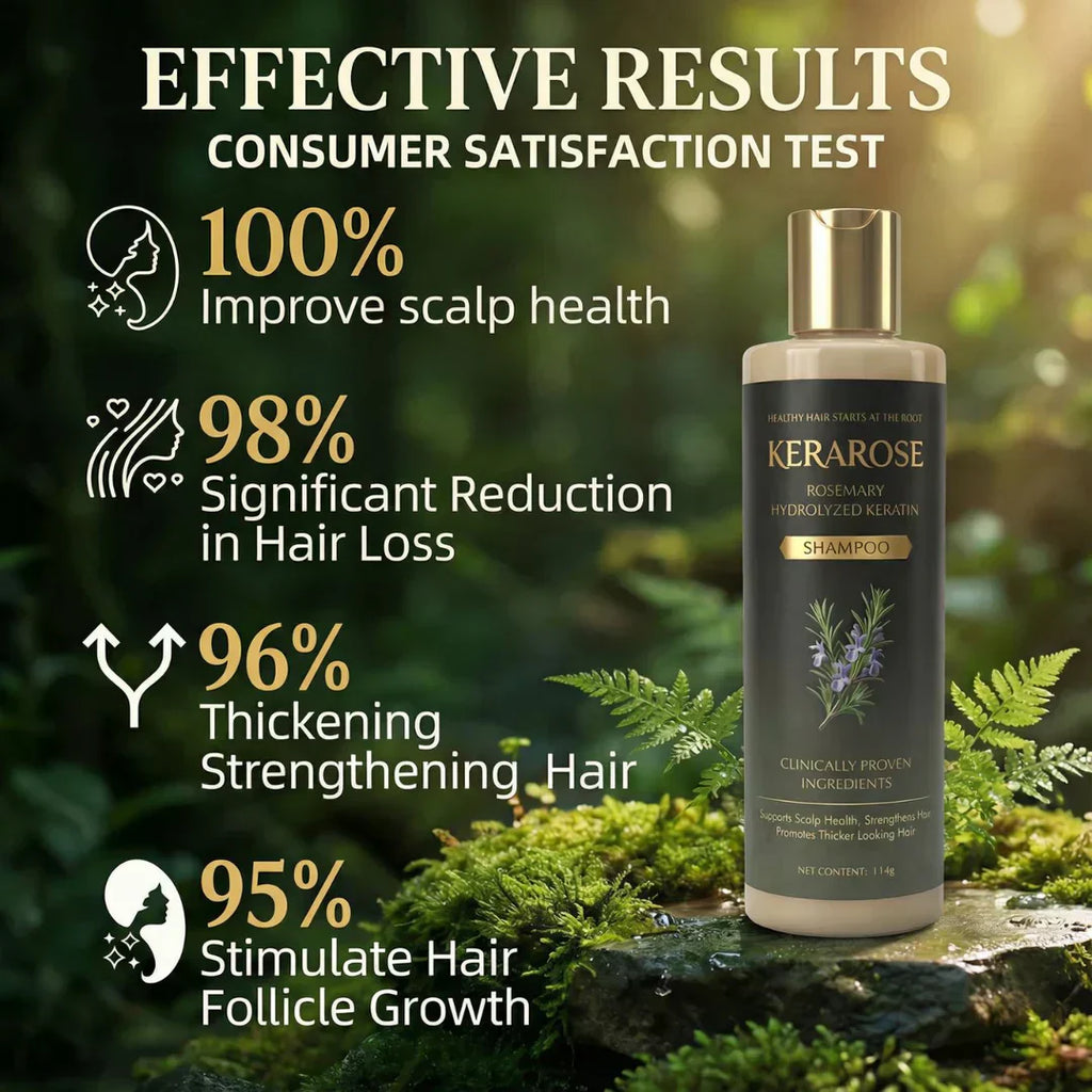 Kerarose Rosemary Shampoo For Hair Growth (Buy 1 Get 1 Free)