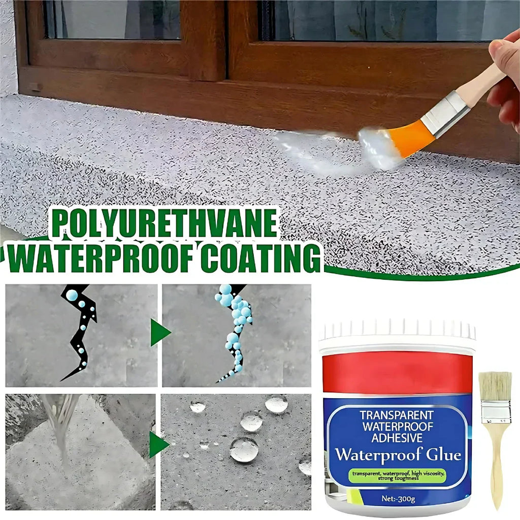 💧Buy 1 Get 1 FREE – Transparent Waterproof Glue + Free Brush!🔥